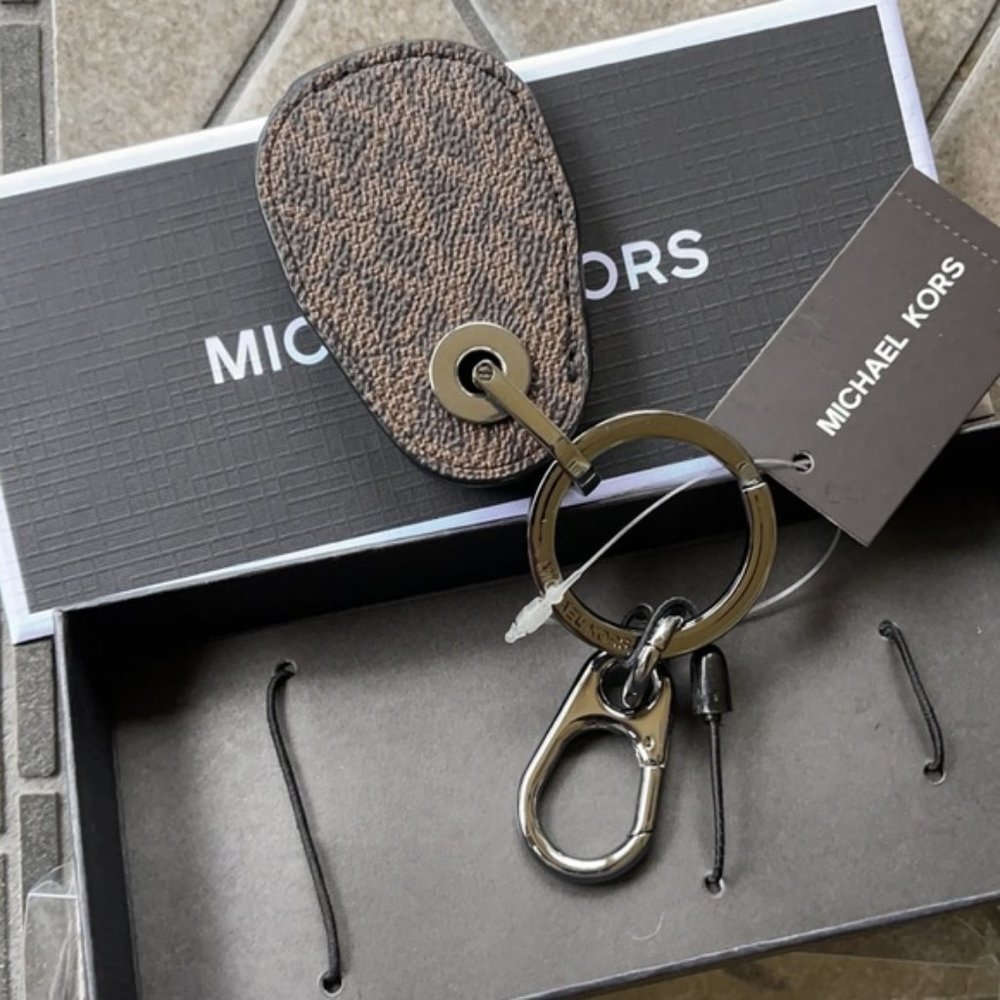 Harrison Signature Logo Bottle Opener Key Fob Brown/Black - Picture 7 of 9